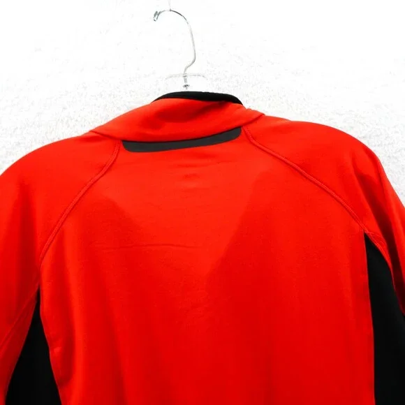 Obermeyer Jacket Large Womens‎ Orange 1/4 Zip Aspen Ski Colorado Casual Sporty - Picture 14 of 14